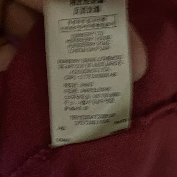 Burberry Brit Dark Pink / Rose Men’s Polo Shirt Size XXL - Picture 7 of 9